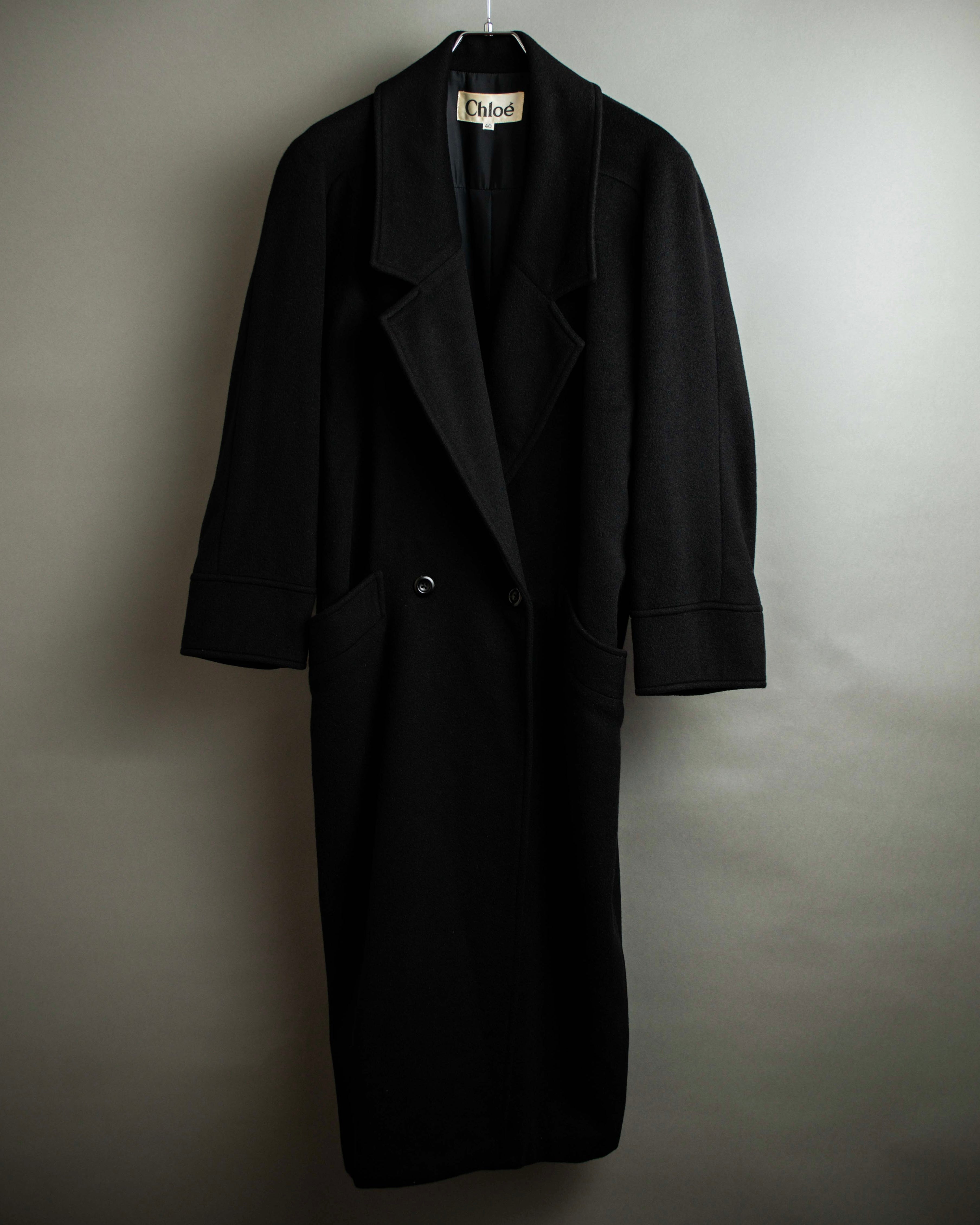 "Chloe" Peak lapel classical tailored chester coat