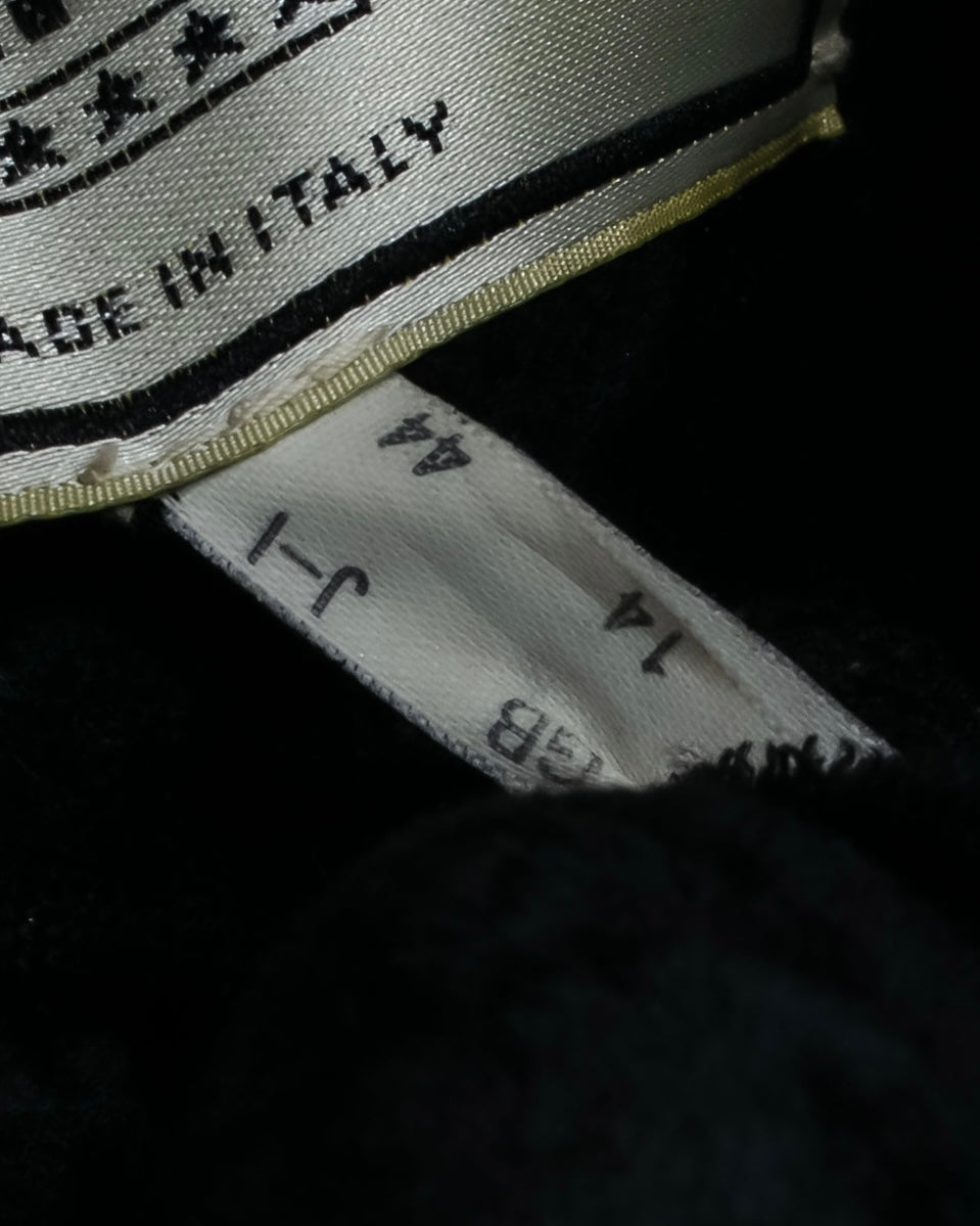 "FENDI" 00'sDouble collar design flared silhouette coat