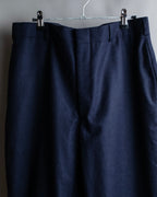 Vintage no tuck wide tapered slacks