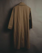"Chloé" 70's-80's Wide-lapel double-breasted long coat