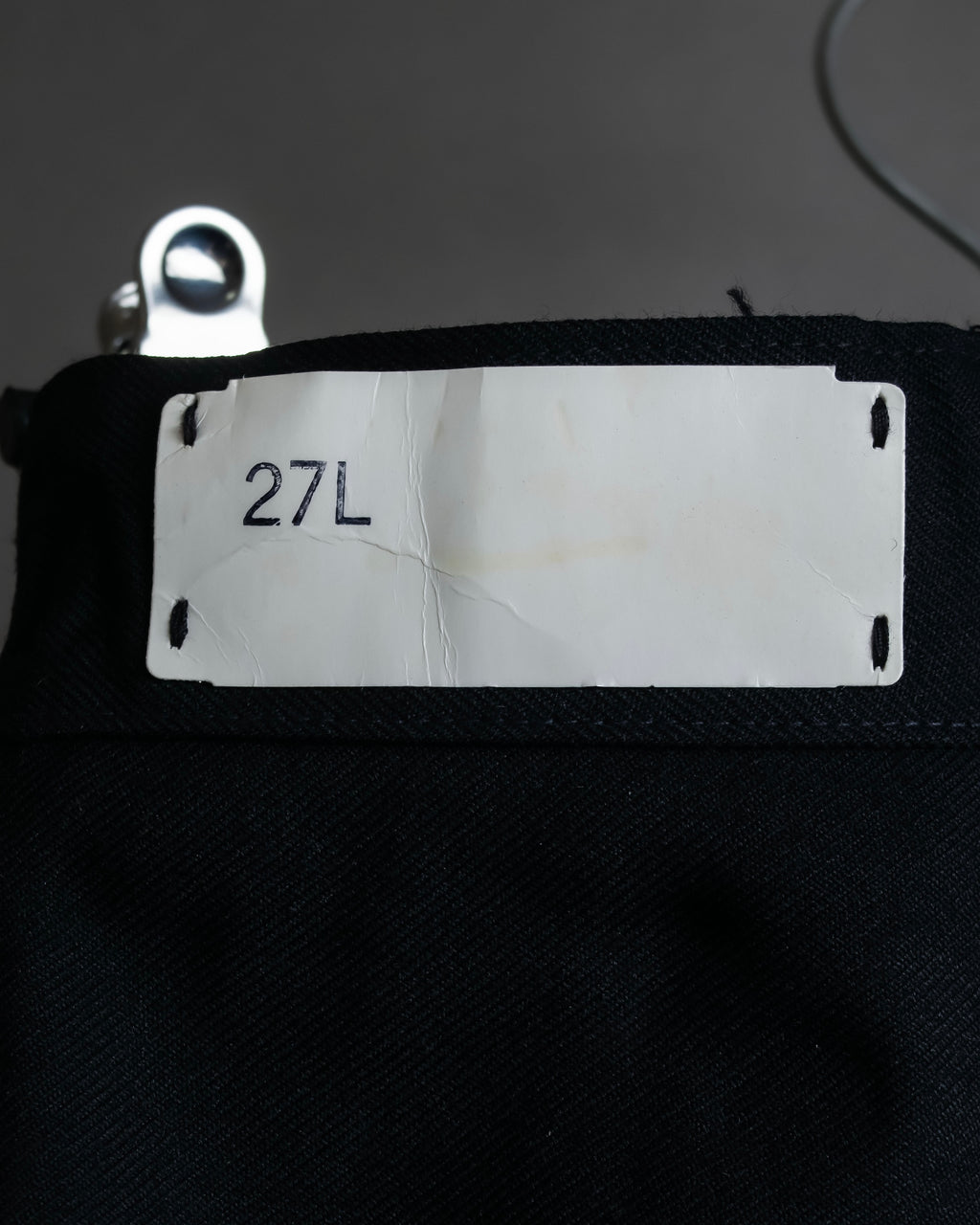 "US navy inspired lace back wide sailor pants"