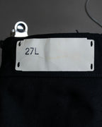 "US navy inspired lace back wide sailor pants"