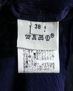 "HERMES" Bowtie detail balloon sleeve sheer pullover