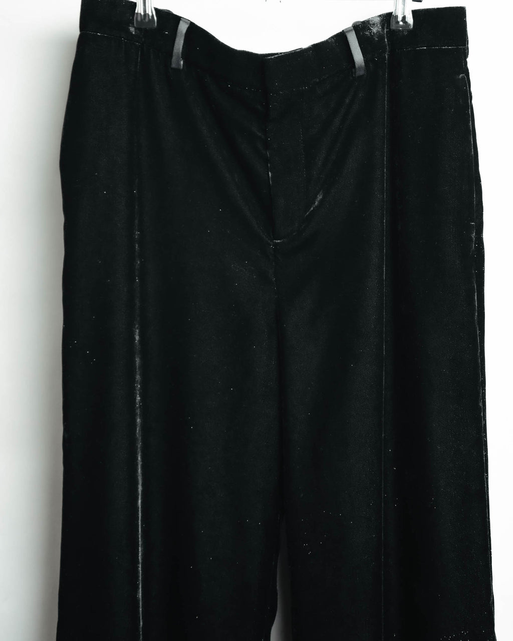 -SPECIAL- “SAINT LAURENT” 2016’s- lamé velvet tuxedo trousers