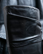 "PRADA" Shirred mode stylelong boots