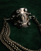 –SPECIAL– “CHANEL” 2005 Spring crystal CC chain majeste