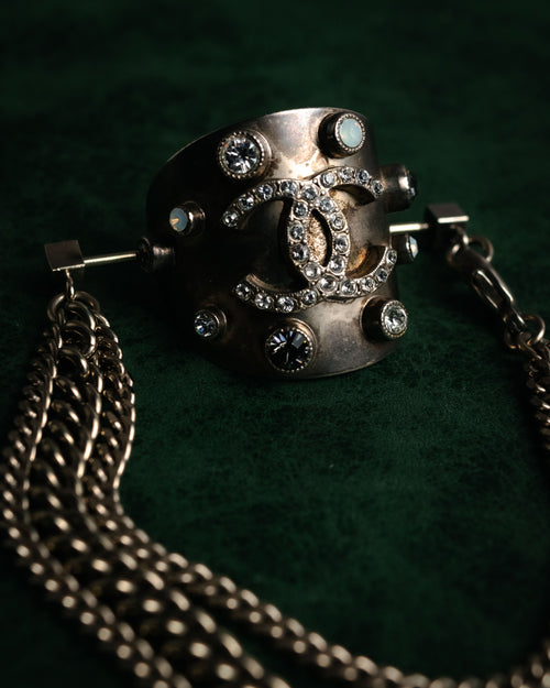 –SPECIAL– “CHANEL” 2005 Spring crystal CC chain majeste