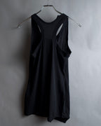 "YOHJI YAMAMOTO FEMME" 13SS
Shoulder cutting sleeveless pullover