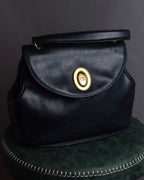 "Christian Dior" Vintage logo design leather hand bag
