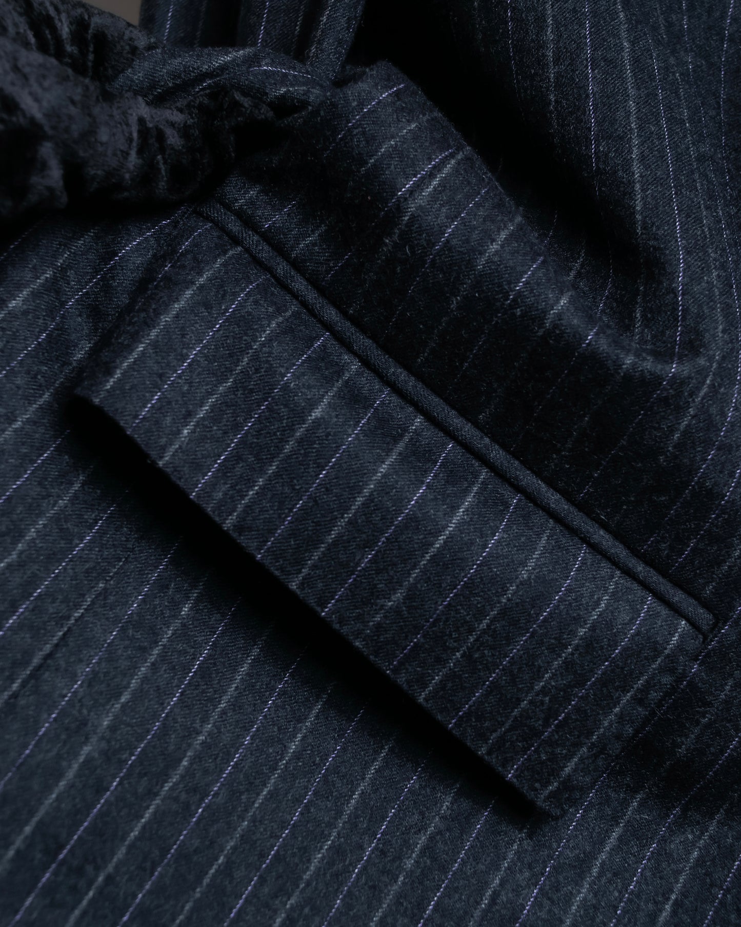 "POLO Ralph Lauren" Notch lapel tailored jacket & two-pleat slacks striped set up