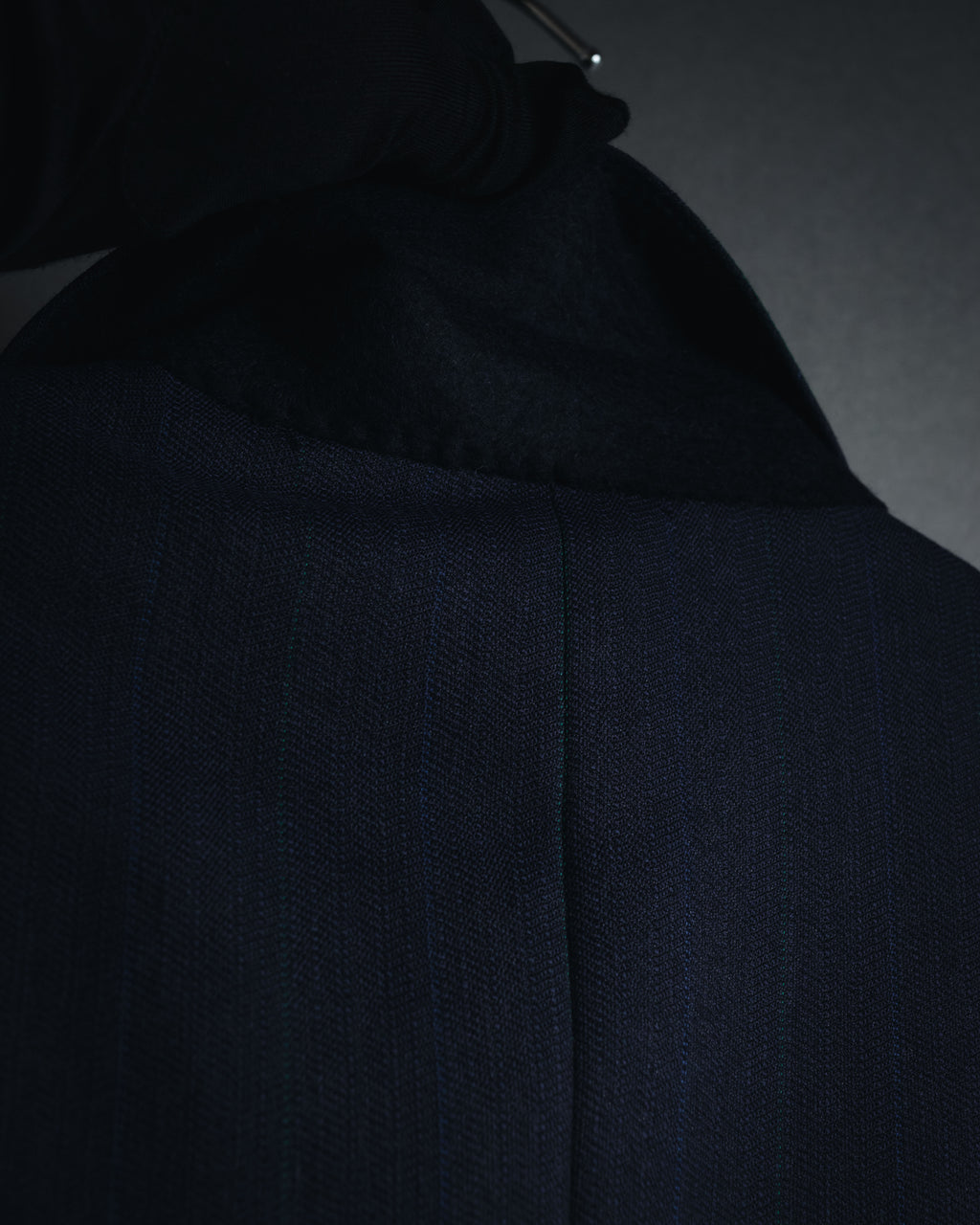 "BALENCIAGA" Tailored Two-Piece Suit Set with Subtle Pinstripes