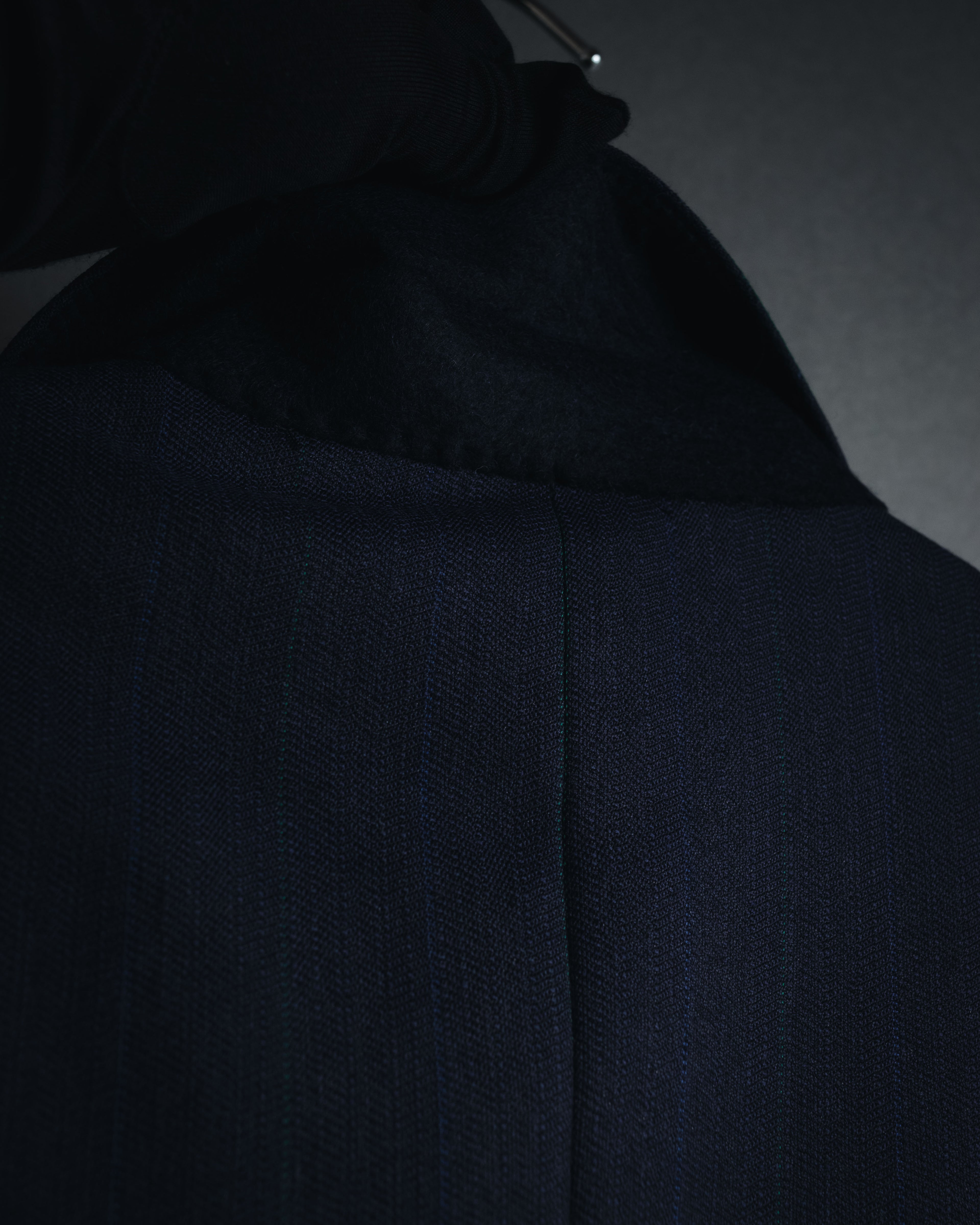 "BALENCIAGA" Tailored Two-Piece Suit Set with Subtle Pinstripes