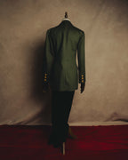"LOEWE" 80's-00's Tailored single-breasted cashmere coat
