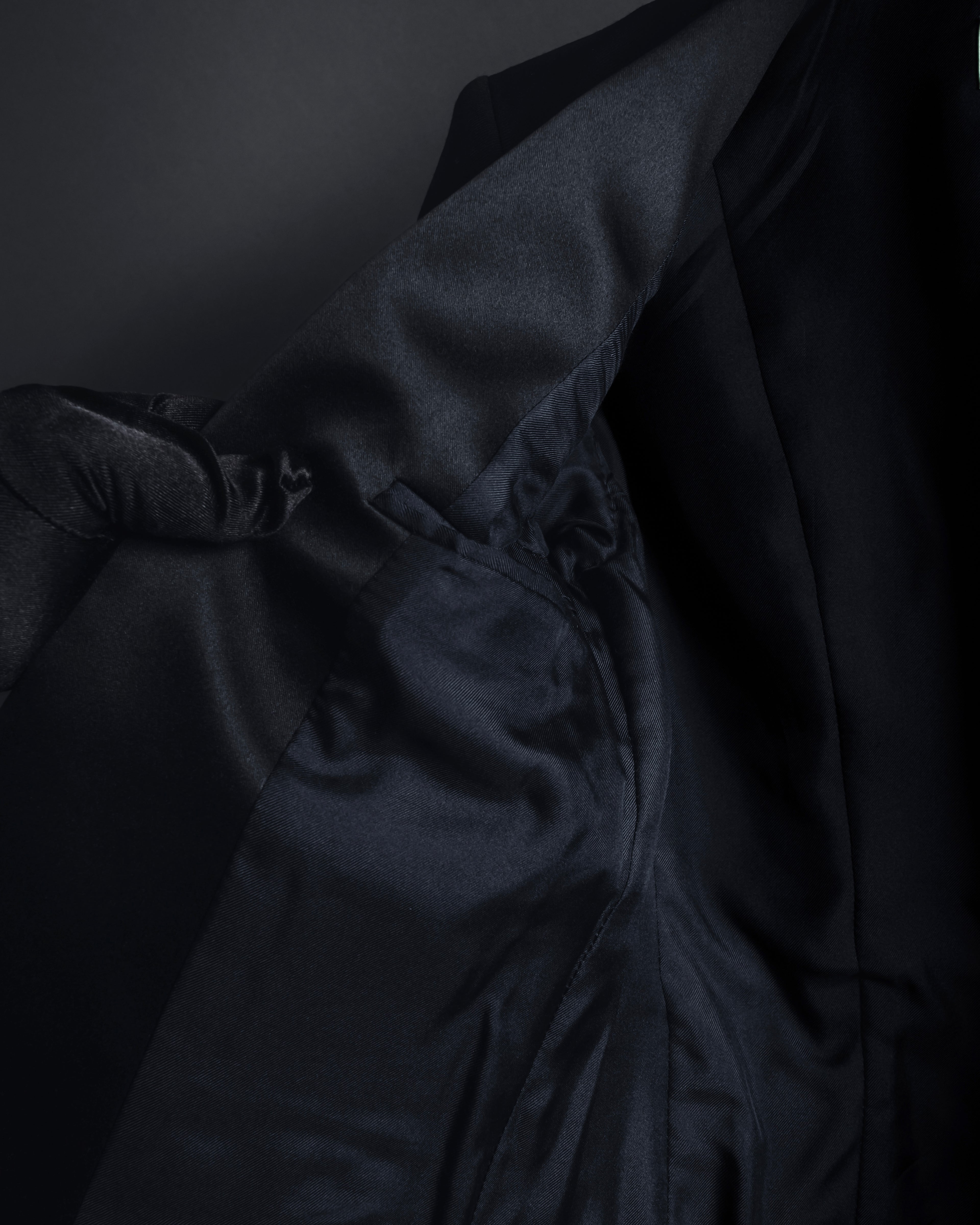 "Saint Laurent Paris" Modern tailcoat design jacket