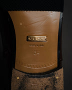 "GUCCI" 20’s archive canvas panel jockey boots