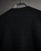 –SPECIAL– "HERMES" 90’s-00’s Double-faced reversible linen cotton cardigan