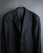 "ARMANI COLLEZIONI" Deep charcoal pinstripe set up