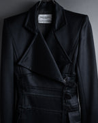 -SPECIAL- "YVES SAINT LAURENT rive gauche" 03 year Tom Ford period corset design long coat