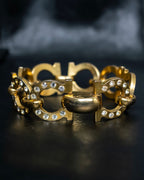 Salvatore Ferragamo Big Gancini gold chain bracelet