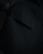 –SPECIAL– “FENDI” 90’s Embroidered collar long tailored jacket