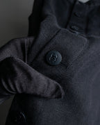 "CHANEL" Back button design flared maxi skirt