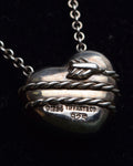 "Tiffany&Co" Heart＆arrow motif silver necklace
