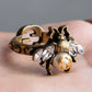 "GUCCI" Bee motif interlocking G ring