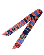 HERMES/ “Harnais des Présidents” Twilly Silk Scarf