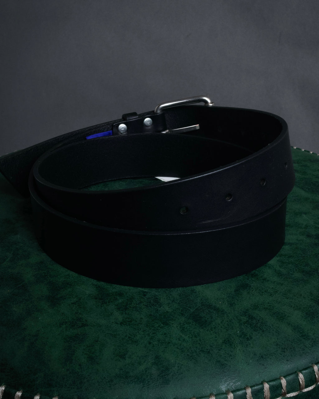 “COMME des GARCONS SHIRT” 00’s Minimal leather roller belt