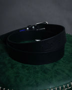 “COMME des GARCONS SHIRT” 00’s Minimal leather roller belt