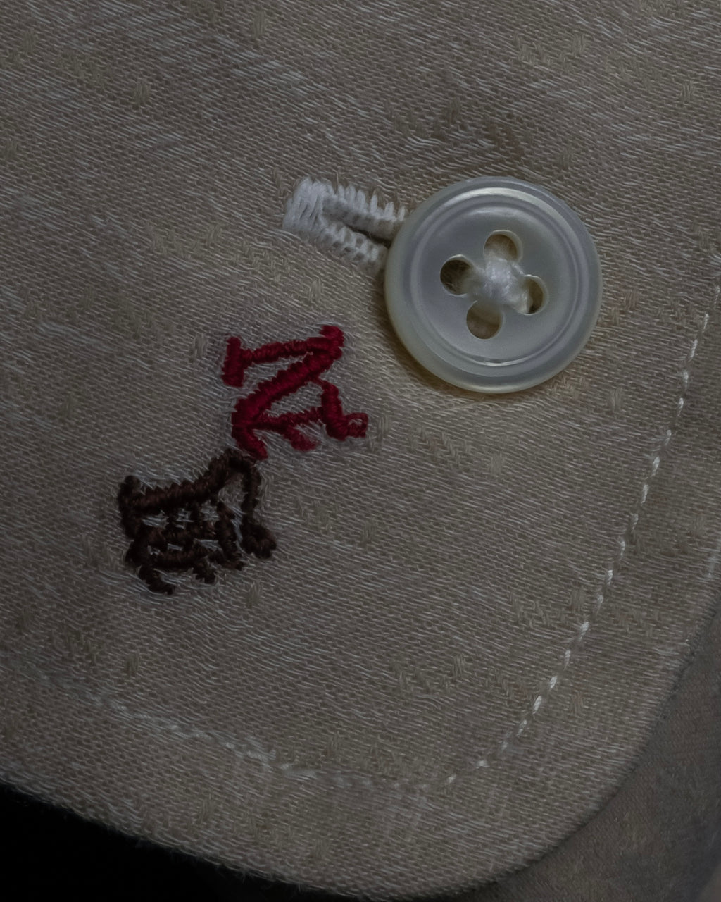 "CHRISTIAN DIOR MONSIEUR" 80's Marc Bohan design woven shirt