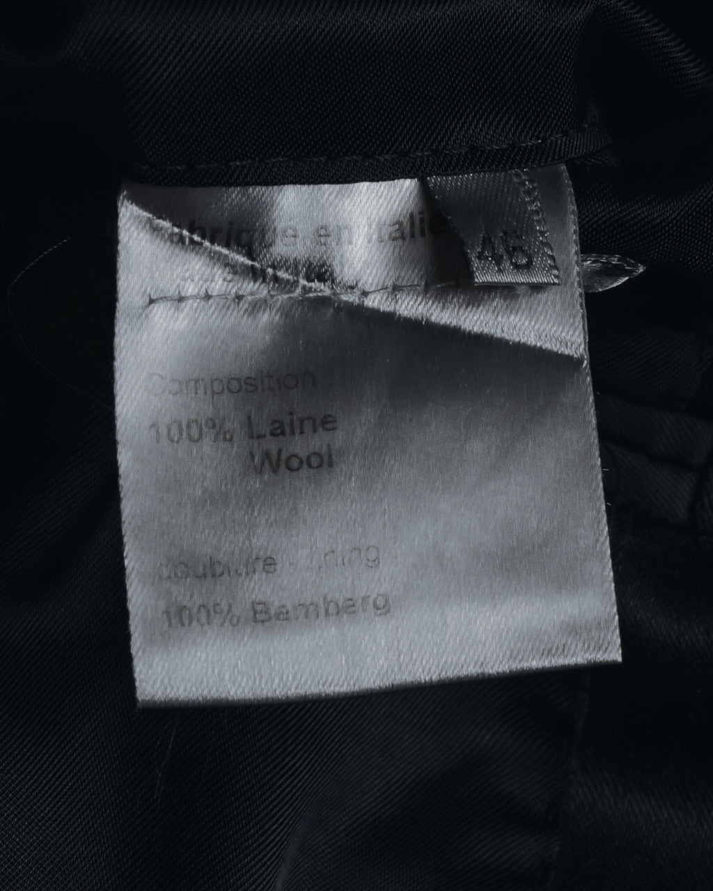 "Dior Homme" Chris Van Assche design satin lapel tuxedo set up