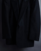 "YVES SAINT LAURENT" Strongly tailored shaped wool set up