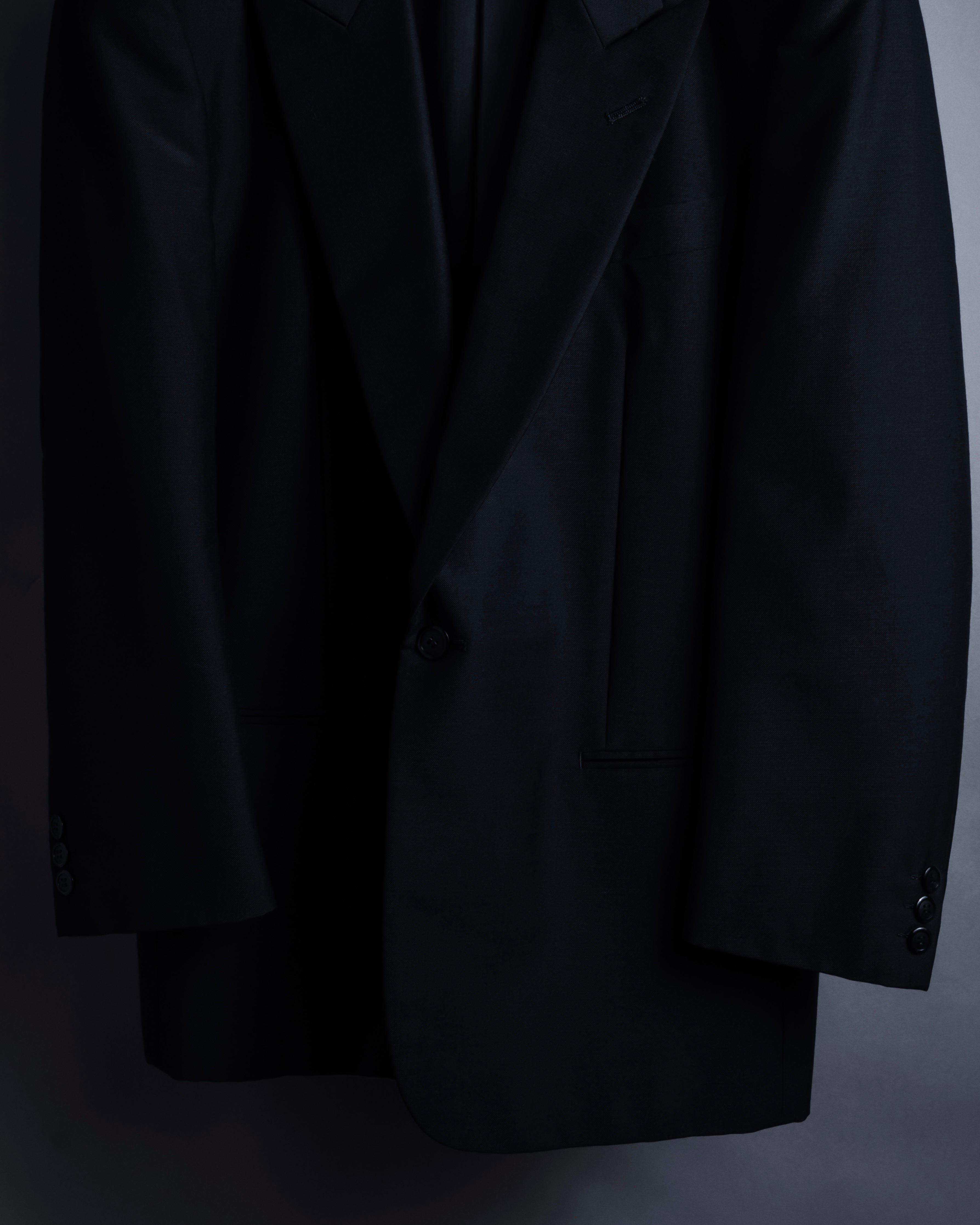 "YVES SAINT LAURENT" Strongly tailored shaped wool set up