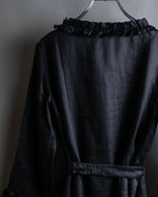 "S Max Mara" Tiered frill design belted dress