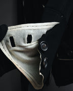 "Donna Karan" Contrast piped tailored jacket