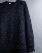 "Ｎ21 NUMERO VENTUNO" Skirt docking design shaggy knit