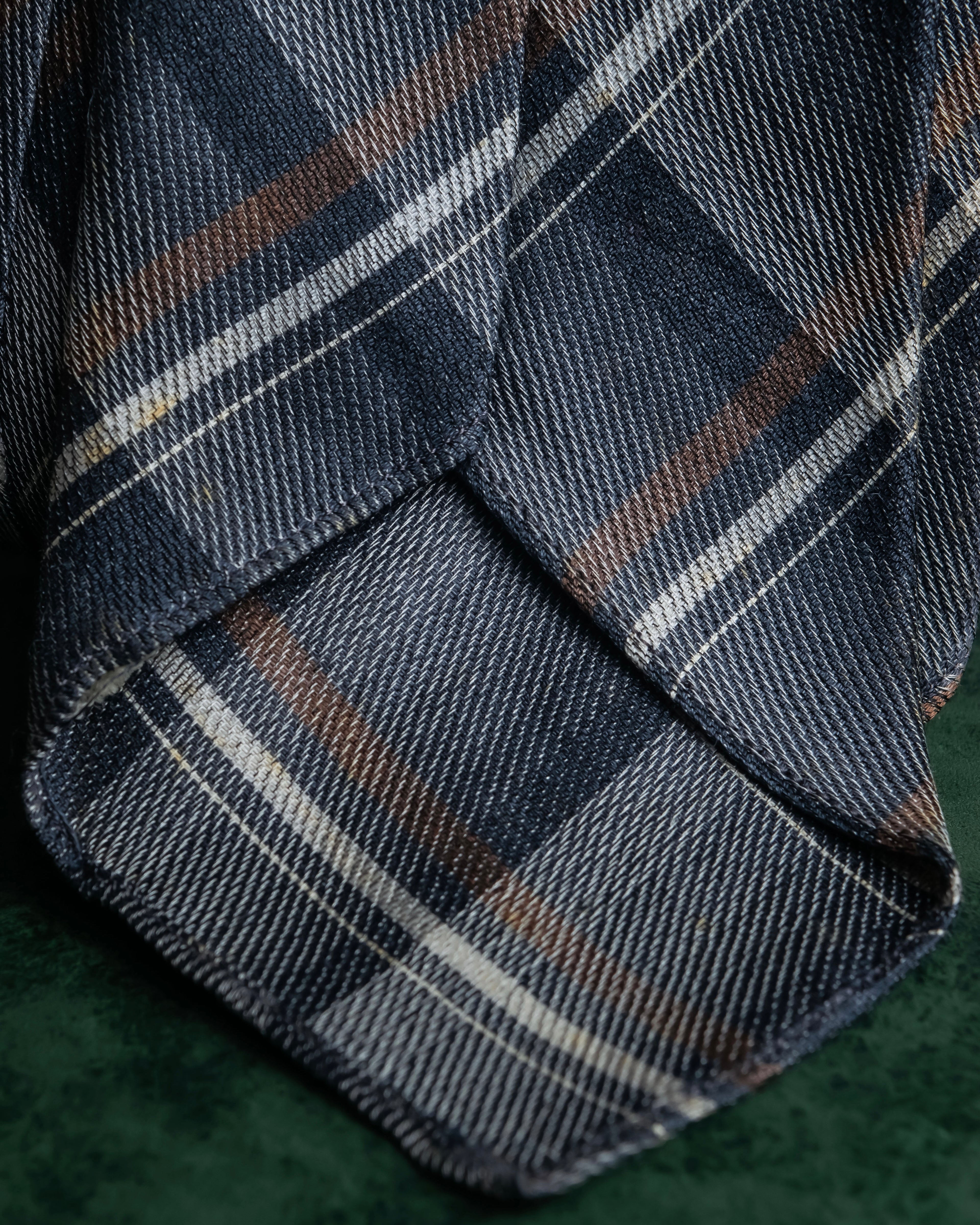 "COMME des GARCONS HOMME"
Argyle check pattern wool necktie