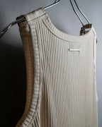 “Jean Paul Gautier” Double belted shoulder designed tank top