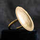 "LOEWE" Antique style golden ring