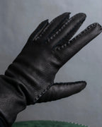 "Antonio Murolo" Deerskin signature leather gloves