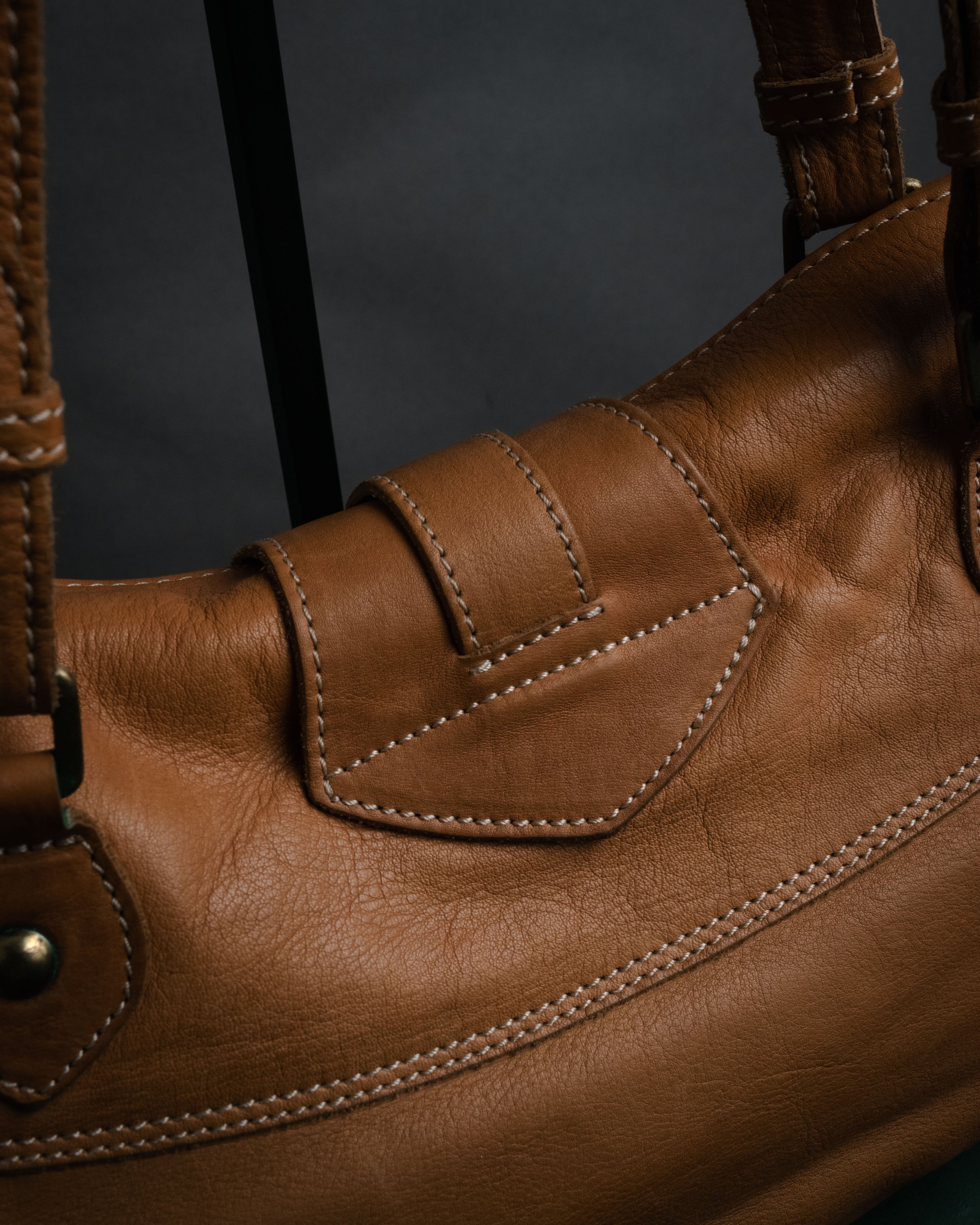 “MARCO BUGGIANI” 2004-2009 Soft leather multi pocket shoulder bag