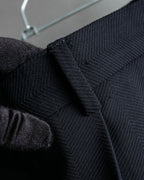 "ARMANI COLLEZIONI" Herringbone weave classical detail set up