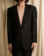 "YVES SAINT LAURENT" Strongly tailored shaped wool set up