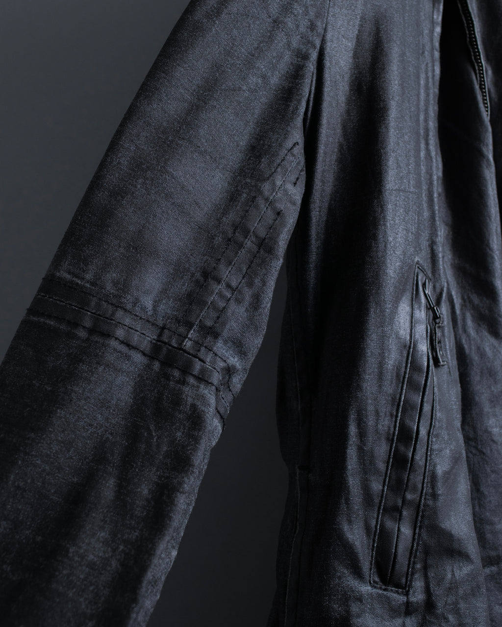 "JEAN PAUL GAULTIER" Firm finish double-zip belted mid-length coat