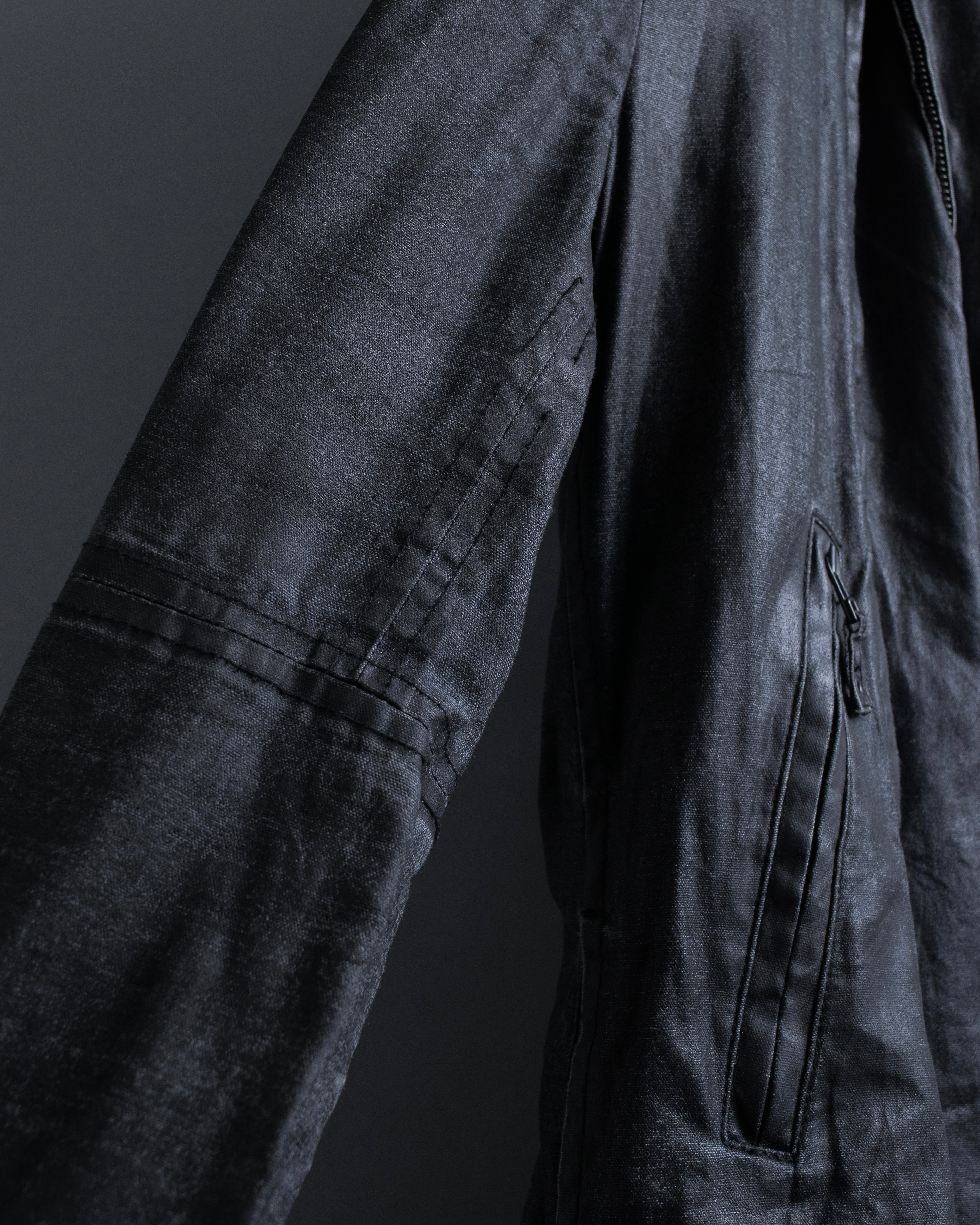 "JEAN PAUL GAULTIER" Firm finish double-zip belted mid-length coat