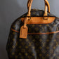 "LOUIS VUITTON" Deauville monogram pattern boston hand bag