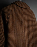 "Burberrys" 80’s-90’s Belted tweed check coat