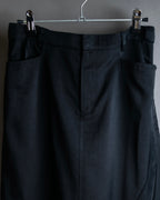 "JEAN PAUL GAULTIER MAILLE FEMME" Side panel design flared skirt