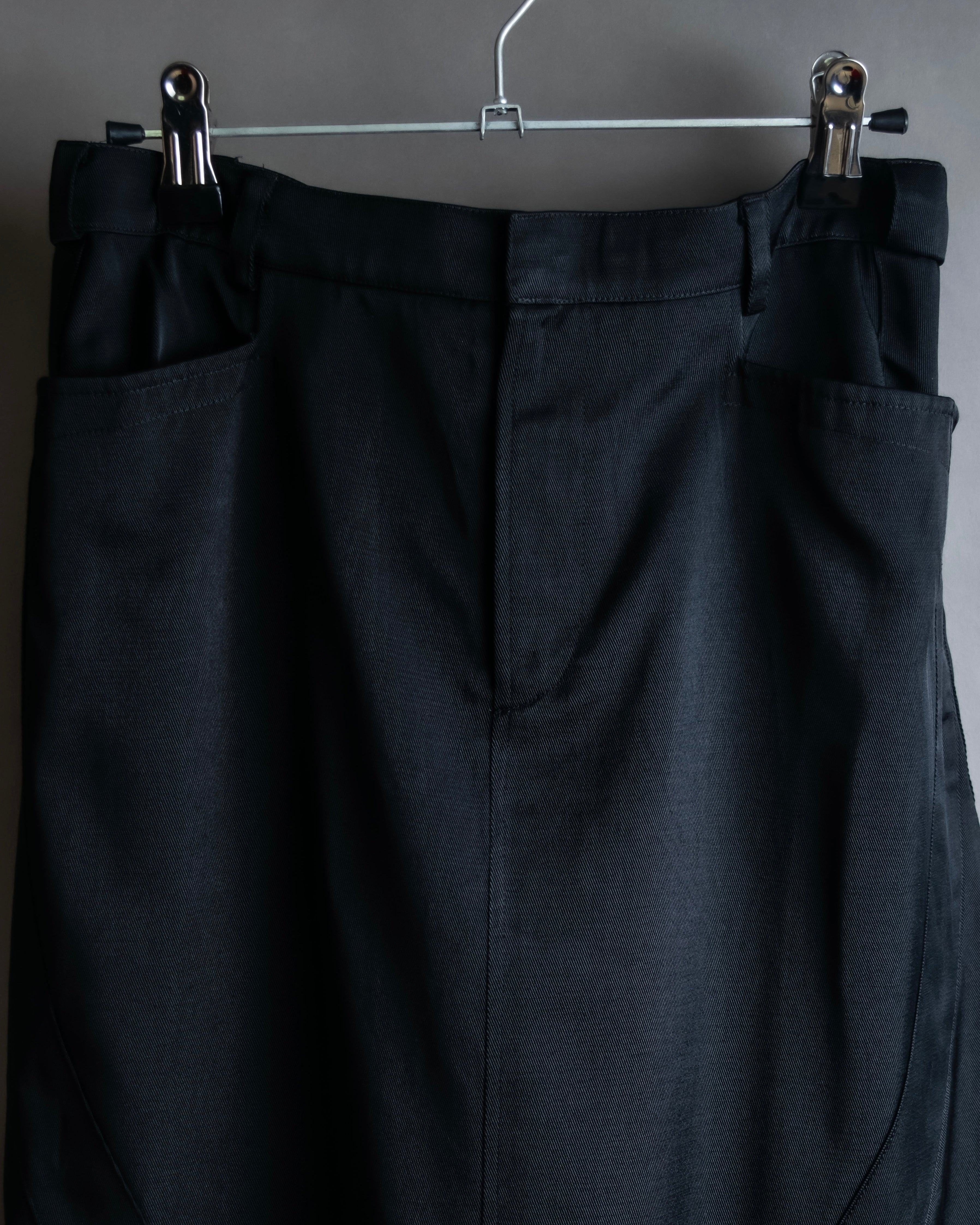 "JEAN PAUL GAULTIER MAILLE FEMME" Side panel design flared skirt